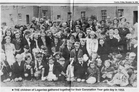 Photo:Loganlea's Coronation Gala Day in 1953.
