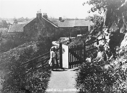 Photo:Addiewell Mill, beside Cuthill Bridge. c.1910.