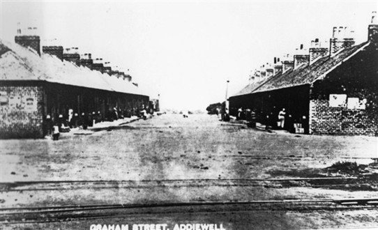 Photo:Graham Street, one of the earliest in Addiewell.